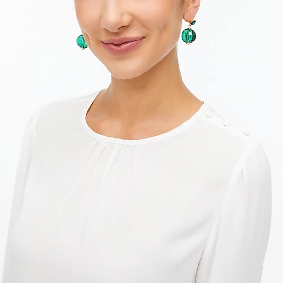 J. Crew Ruffle Button Top - Picture 3 of 9